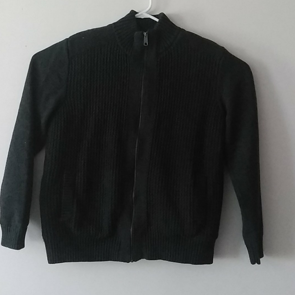 Emanuel Ungaro stylish Black heavy sweater jacket
